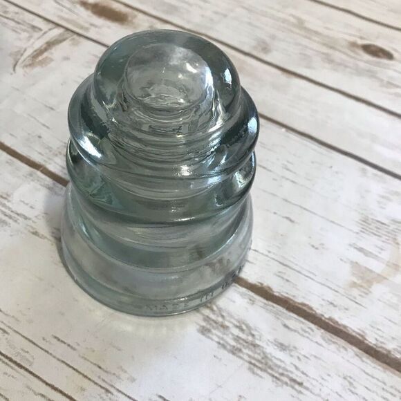 Vintage Clear Glass Insulator Armstrong - Picture 9 of 9